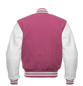 Veste universitaire personnalisée avec logo brodé, service OEM, design professionnel confortable, col montant en toile pour le printemps - Product Image 2