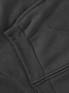 Style Hommes Zipper up Hoodies Bonne Qualité Hommes Zipper up Hoodies for Online Sale Turtleneck Zipper-up short woman basics hoodies - Product Image 6