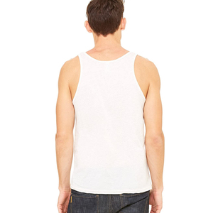 Camisetas sin mangas de algodón 52% poliéster, logo de impresión de pantalla personalizada, peinado, 48% - Product Image 5