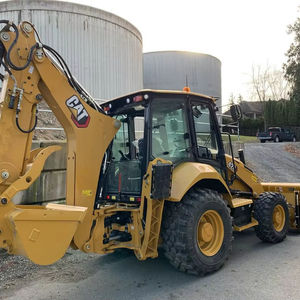 Mini tractor compacto de 1 tonelada, 2,5 toneladas, 3 toneladas, 4WD, Euro5, retroexcavadora de ruedas diésel con bomba hidráulica de carga frontal y componentes de núcleo - Product Image 1