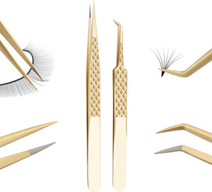 Premium Eyelash Tweezers Customized High Quality Stainless Steel <b>Precision</b> <b>Tool</b> New Arrival for Eyelash Extensions - Product Image 4