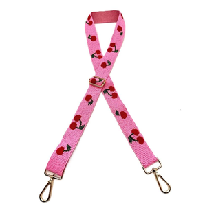 Sangle de sac de broderie perlée unique Style de mode perles de rocaille élégantes sangle de sac de broderie perlée pour sac de dames - Product Image 2