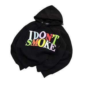 OEM de los hombres 100% de algodón de peso pesado pulóver con capucha de pantalla personalizada de impresión Unisex Puff sudadera de invierno de gran tamaño con capucha - Product Image 1