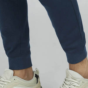 Pantalones Deportivos Azul Medianoche para Hombre de Alta Calidad, Transpirables, de Lana de Peso Medio, Estilo Vintage, Puños Acanalados, Bolsillos Dobles Laterales, Estilo Casual - Product Image 4