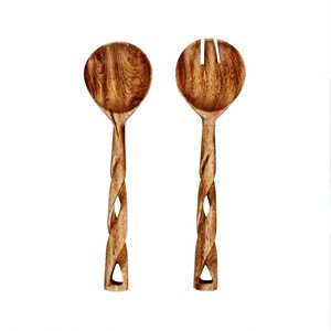 Accesorios para Manualidades, Juego de Servidores de Ensalada Recubiertos de Resina, Ecológicos, Aptos para Lavavajillas, Utensilios para Ensalada Modernos de 11 Pulgadas para Cocina y Hogar - Product Image 6