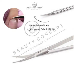 Tijeras de Manicura Rusas para Diestros, de Acero Inoxidable Afilado con Superficie de Corte Curva, Tijeras para Cutículas de Buena Calidad - Product Image 5