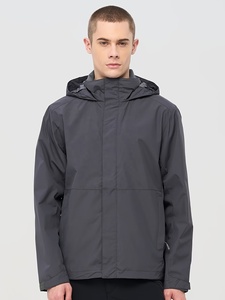 เสื้อแจ็คเก็ตกันลมน้ำหนักเบาพิเศษสำหรับผู้ชายแบบ OEM สั่งทำได้ แขนยาว ผ้าริปสต็อปกันน้ำ สีสันลำลอง มีซิปปิด - Product Image 2