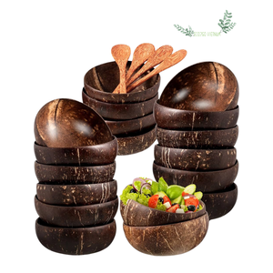 Cuenco hecho a mano natural de alta calidad superventas de cáscara de coco cuenco de coco original de Vietnam - Product Image 1