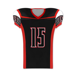 Uniforme de fútbol americano personalizado totalmente sublimado, proveedor directo de fábrica, conjunto de Jersey y pantalón de fútbol americano - Product Image 3