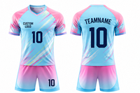 Jersey Sepak Bola Kustom Pria Dewasa Semua Musim 100% Poliester Bernapas Lengan Panjang Cetak Transfer Panas Versi Pemain