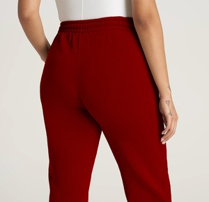Pantalon de jogging d'été personnalisé pour femme, léger, décontracté, en coton doux et respirant, coupe régulière, taille haute, fermeture éclair, anti-boulochage - Product Image 4
