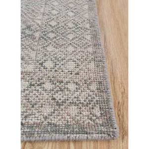 พรมขนสัตว์ถักมือ Erbe สีเทาและสีดำ ลายเหรียญตรา ทอแบบเรียบ สำหรับห้องนั่งเล่นหรือทางเดินในบ้าน-GS-1521 - Product Image 4