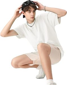 T-shirt tricoté unisexe 100% coton, coupe ample, respirant, décontracté, impression numérique, décoration de logo, pour homme - Product Image 5