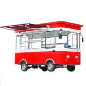 Remorque mobile de chariot de nourriture de camion de restauration rapide d'origine entièrement équipée en bon état - Product Image 2