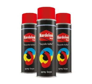 Kardelen Spray Paint (Cellulosic) Fast Drying Resistant Against Fading Does Not Contain Atmospheric Pollutants