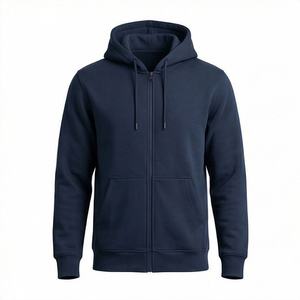 Haut de voyage personnalisé imprimé et brodé, uni, avec poche avant, en molleton de coton doux, coupe oversize confortable pour les longs trajets - Product Image 1