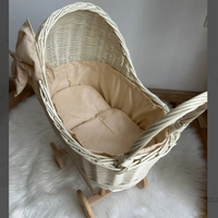 Poussette pour bébé en rotin faite à la main Poussette écologique en matériaux naturels Sûr, élégant et durable pour votre bébé