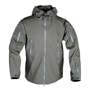 Vêtements de randonnée à capuche imperméables pour l'extérieur Automne et hiver Plus Manteau d'équitation coupe-vent en polaire - Product Image 3