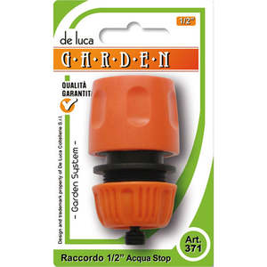 Conector de Plástico Automático de 1/2 Pulgada para Riego de Jardín con Tecnología de Paro de Agua - Product Image 1
