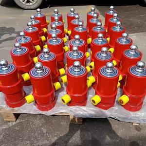 Cilindro hidráulico de brazo de excavadora de pistón de varilla única de doble efecto telescópico multietapa de 2000mm 25 toneladas de fábrica de China - Product Image 4