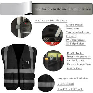 เสื้อกั๊กนิรภัยระบายอากาศได้ดีสำหรับฤดูหนาวเสื้อผ้าสีพิเศษ - Product Image 3