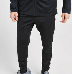 Conjunto Deportivo Unisex de 2 Piezas con Chaqueta Cortavientos de Nailon y Pantalones Deportivos de Poliéster con Cierre y Cuello Acanalado, Diseño Sólido y Transpirable - Product Image 4