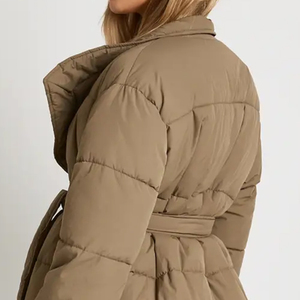 Veste d'hiver matelassée légère personnalisée, imperméable, respirante, coupe-vent, pour homme, col montant - Couleur personnalisable - Product Image 4