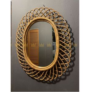 ของตกแต่งผนังศิลปะกรอบหวายกระจกแสงแดดปรับแต่งได้สไตล์โมเดิร์นสำหรับห้องนั่งเล่นในเวียดนาม - Product Image 3