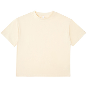 Wholesale 250Grams 100% Cotton Mens <b>Tshirts</b> Heavyweight Oversized Drop Shoulder Loose T-shirts Letter High Quality for Mens - Product Image 5