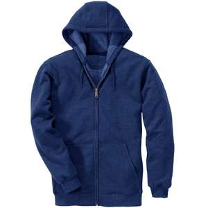 Sudadera con capucha y cremallera de algodón para hombre, de 480 GSM Sudadera ligera con cremallera, ropa de calle, Sudadera con capucha de gran tamaño - Product Image 3