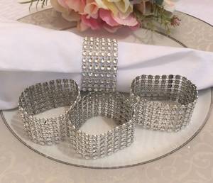 Anillos de servilletas, anillos de servilletas de ratán, anillos de servilletas de mimbre, Decoración de mesa - Product Image 5