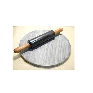 Polished Marble Roll <b>Pin</b> with Duty and Soild <b>Rolling</b> <b>Pin</b> with <b>Wood</b> Handle and Handmade Use for at Best Price - Product Image 4