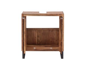 Armoire de base de lavabo moderne avec design en bois d'acacia léger de Sydney pour l'appartement et l'hôtel - Product Image 4