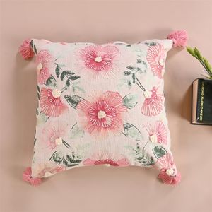 เบาะรองเอวผ้าฝ้ายขนาด45X45ซม. สุดหรูปักด้วยความร้อนได้อย่างสวยงามโรงแรมไม่มีการตกแต่งที่ยั่งยืนโรงแรมตั้งแคมป์ที่ดีที่สุด - Product Image 2