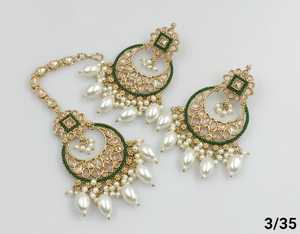 ชุด mangtikka อินเดียสำหรับผู้หญิงและเด็กผู้หญิงชาวโปแลนด์แบบดั้งเดิมและทันสมัย - Product Image 2