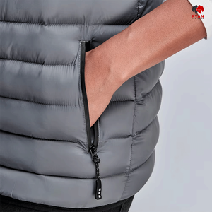 Gilet matelassé décontracté pour homme Ryan Pro Gear, imperméable, respirant, col montant, fermeture éclair, logo sur le devant, design ODM - Product Image 2