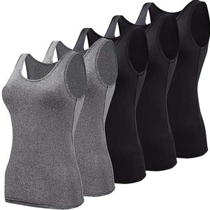 Débardeurs pour femmes Vente en gros Personnalisé OEM Vêtements de sport décontractés d'été Débardeurs d'entraînement pour femmes Sans manches Grande taille Coton/Fibre de bambou - Product Image 2