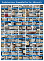 Machine industrielle d'imprimante de sublimation de traceur de grand format de personnalisation compatible de multi-substrat de haute précision de SinoColor