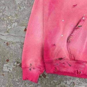 Sudaderas con Capucha de Algodón de Alta Calidad, Logotipo Personalizado, Sudadera con Capucha Informal de Invierno para Hombre, Talla Grande - Product Image 2