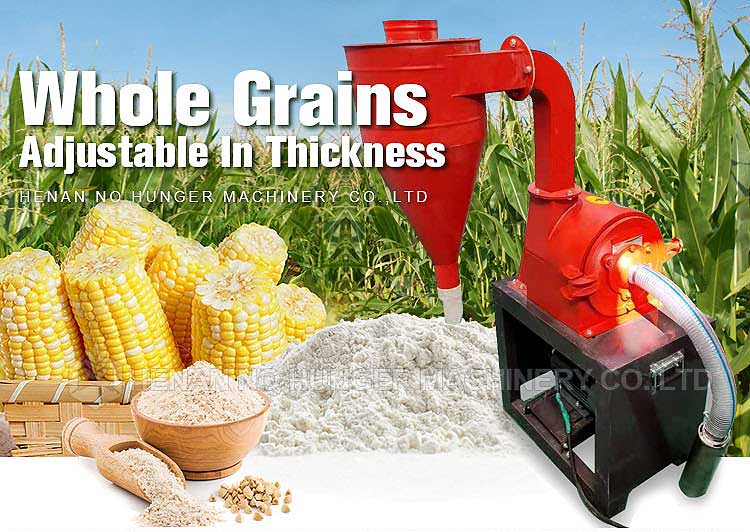 Small Corn Rice Husk Food Grinder Animal Feed Mixer Corn Grain Grinder Hammer Mill Grinder Price