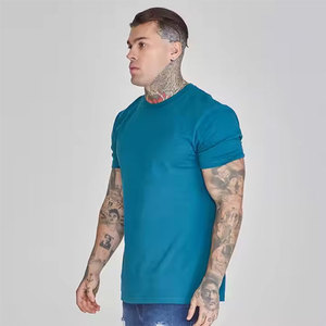 T-shirt 100% coton de qualité supérieure pour hommes, confortable, nouveau design d'été, uni avec logo personnalisé, vêtements de rue d'entraînement très vendus - Product Image 5