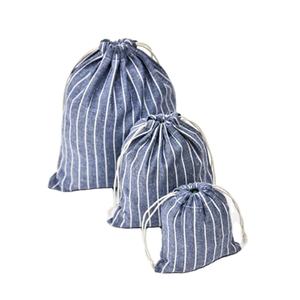 Premium Quality Eco-friendly Reusable Cotton Drawstring Shopping <b>Bag</b> Wholesale Customized Color Size Style ODM - Product Image 3
