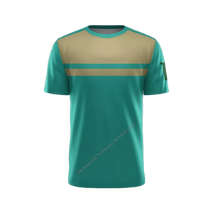 Camiseta de tenis de manga corta personalizada, ropa deportiva transpirable y de secado rápido, precio barato, nuevo diseño - Product Image 5