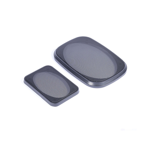 Grille de haut-parleur en métal perforé noir sur mesure pour voiture - Product Image 1