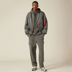 Blouson Bomber Homme 2024 – Qualité Supérieure, Coupe Slim, Extérieur Polyester/Nylon, Col Montant, Style Urbain, Logo Personnalisé, Service OEM - Product Image 5