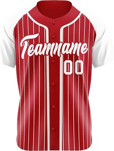 Vente en gros OEM Maillot de baseball personnalisé pour homme adulte respirant à séchage rapide polyester imprimé par sublimation - Product Image 2