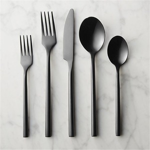 ชุดเครื่องเงินสแตนเลสสตีล5ชิ้นสไตล์วินเทจ - Product Image 4