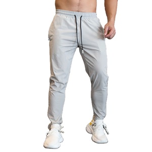 New Run Stacked Joggers Mens Gym Pants With Phone Pockets Running Sports Jogging Gym Trousers Workout Nylon Pants2026 - Product Image 4