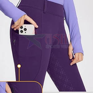 2026 Customized Women's Horse Riding <b>Leggings</b> Soft Stretch Fabric Breathable <b>Waterproof</b> Windproof Equestrian Jodhpur & Breeches - Product Image 4