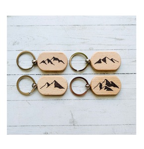 พวงกุญแจไม้พิเศษราคาถูกกว่า100% พวงกุญแจไม้ดีไซน์ใหม่ล่าสุด - Product Image 3